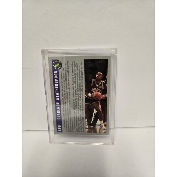 Clarence Weatherspoon 1992-93Classic Rookie NBA Basketball Card # LP-9 - Picture 3 of 3